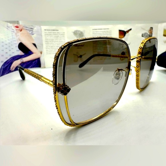 New! 👑CHOPARD IMPERIAL Sunglasses SCHG33S 2AMX, Authentic - Picture 5 of 16